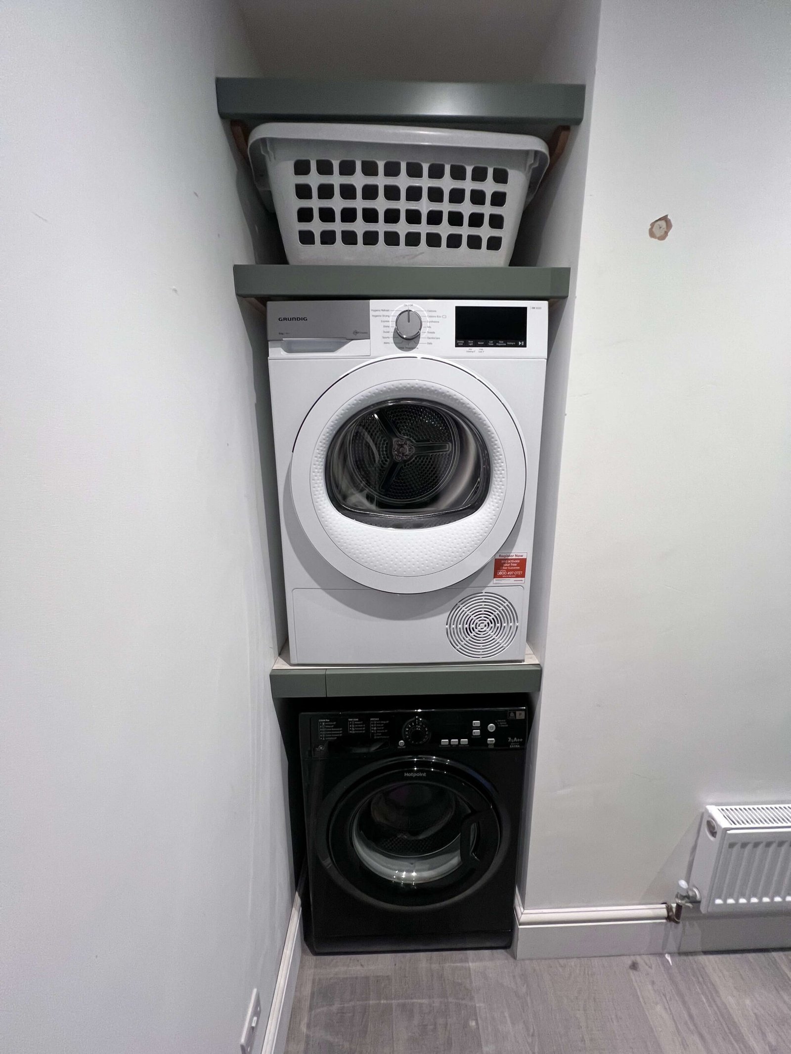 dark-green-kitchen-utility-area-washing-machine-dryer