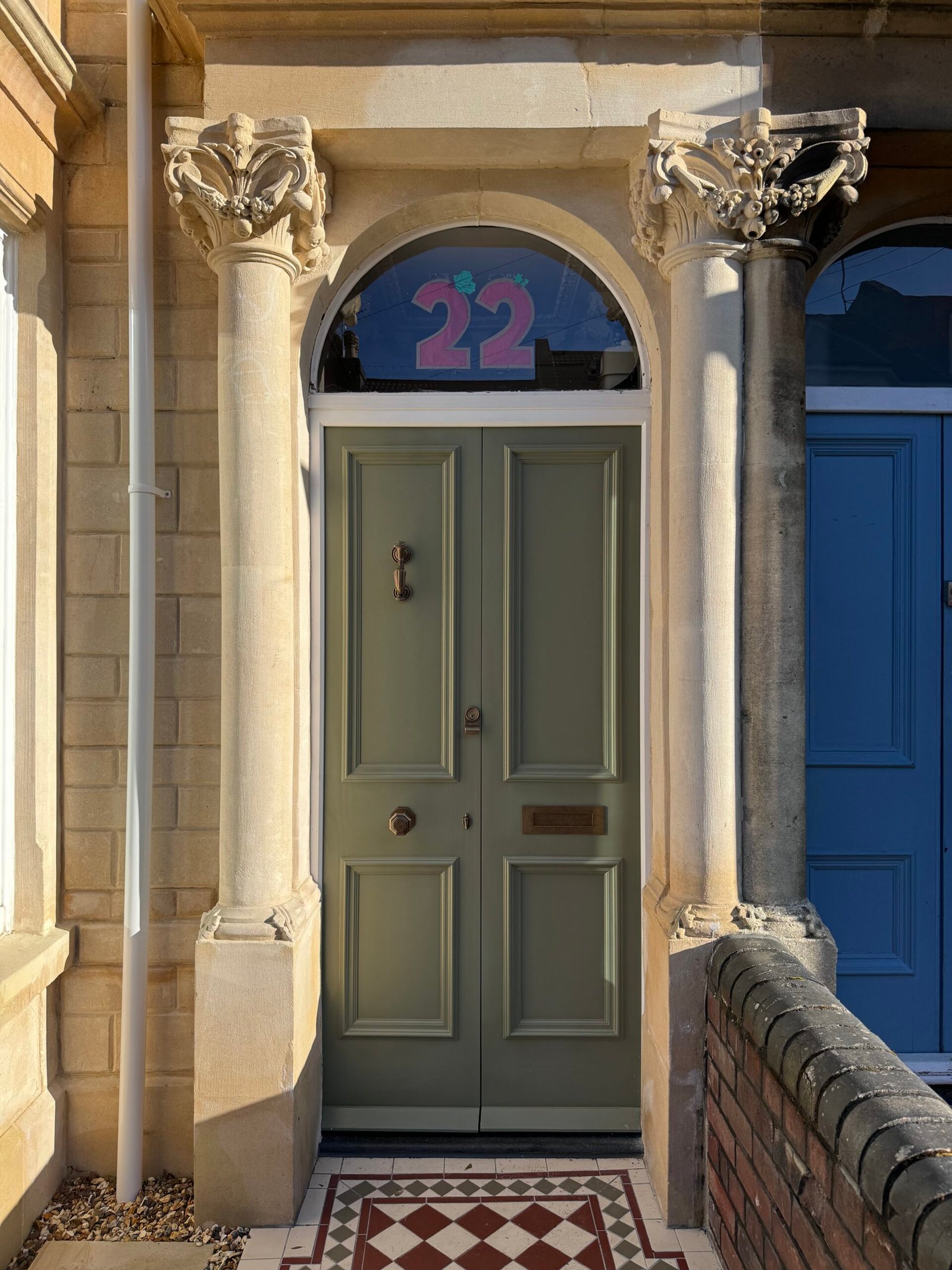green-double-entrance-door-1